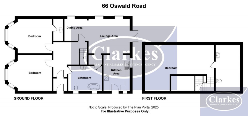 Floorplans For Oswald Road, Bournemouth