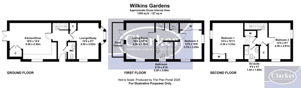 Floorplans For Wilkins Gardens, Bournemouth