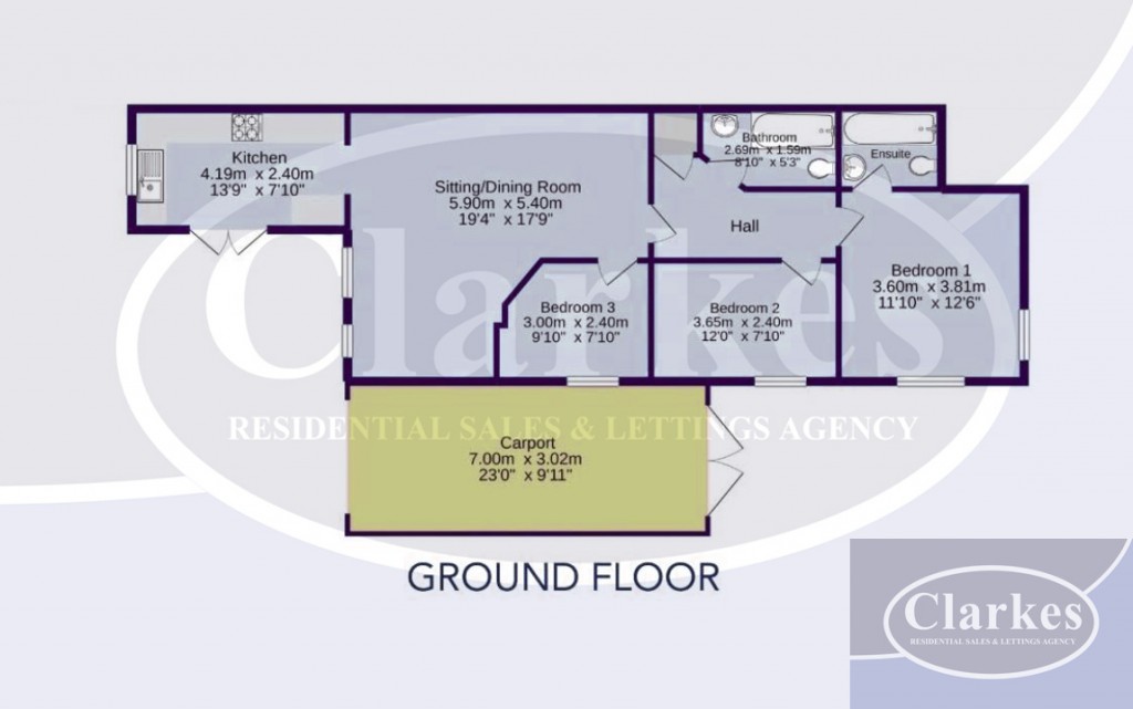 Floorplans For Columbia Road,, bournemouth