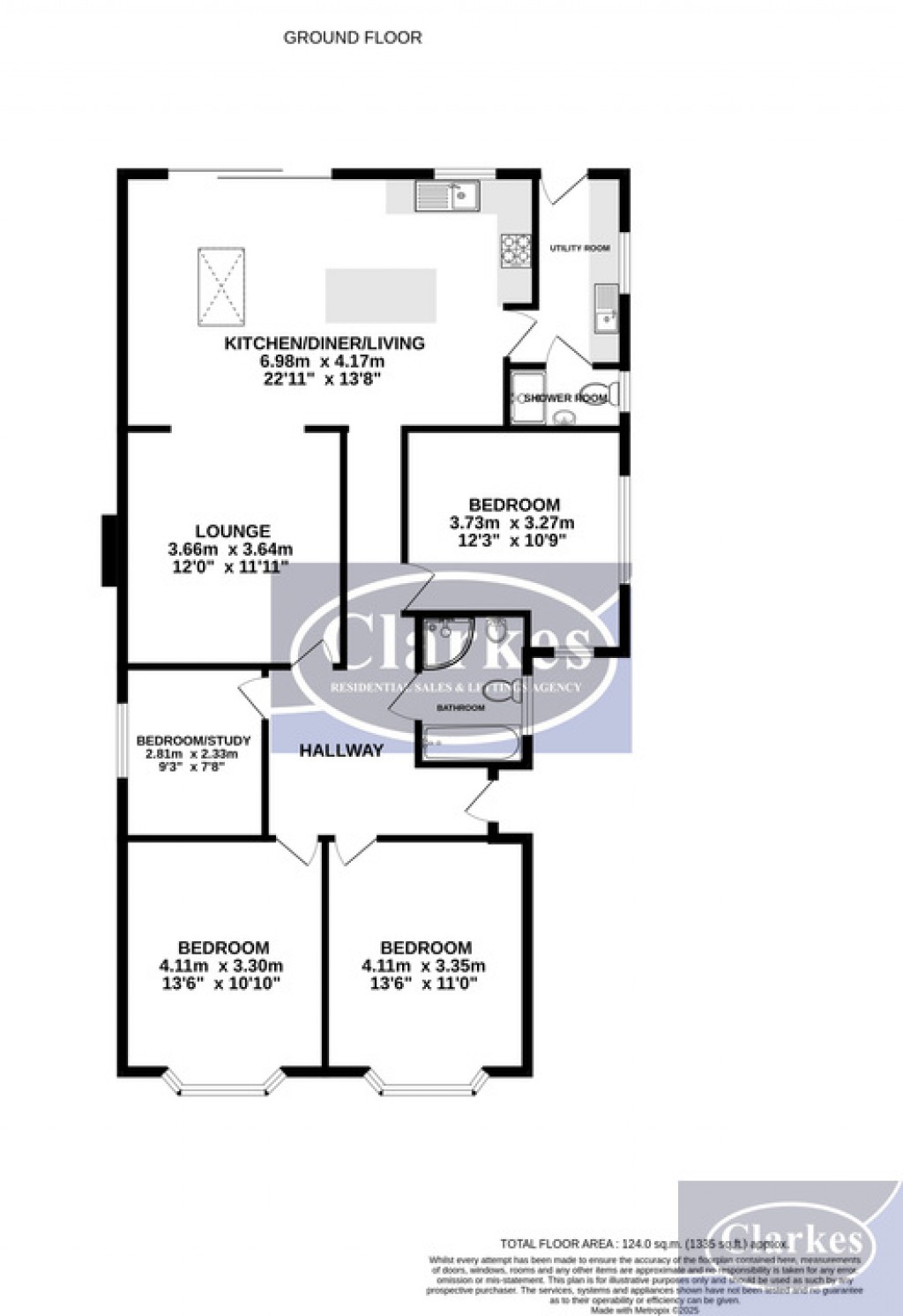 Floorplans For Hill View Road, Bournemouth