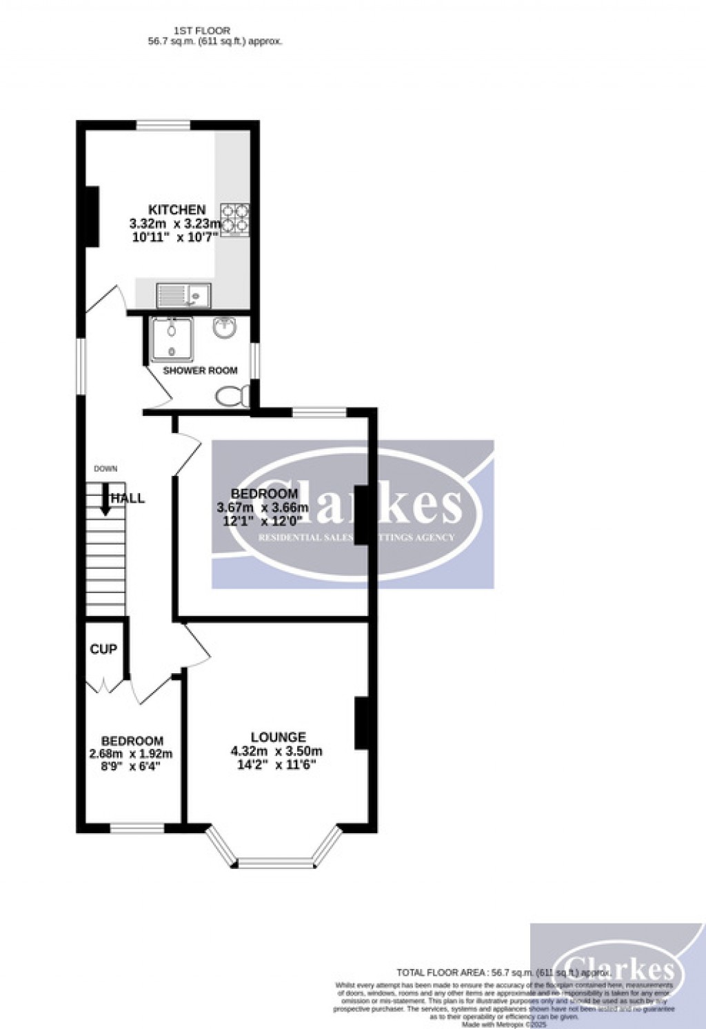 Floorplans For Markham Road, Bournemouth, Bournemouth
