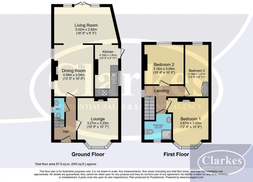 Floorplans For Muscliffe Road, Bournemouth