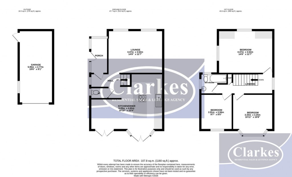 Floorplans For Muscliffe Lane, Bournemouth