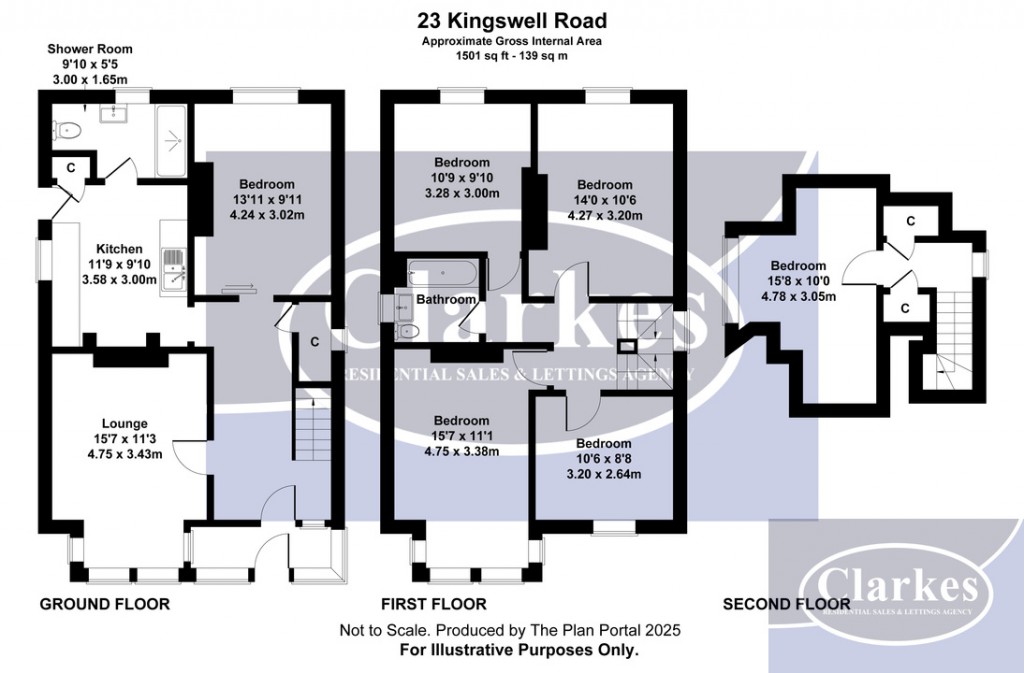 Floorplans For Kingswell Road, Bournemouth, Bournemouth