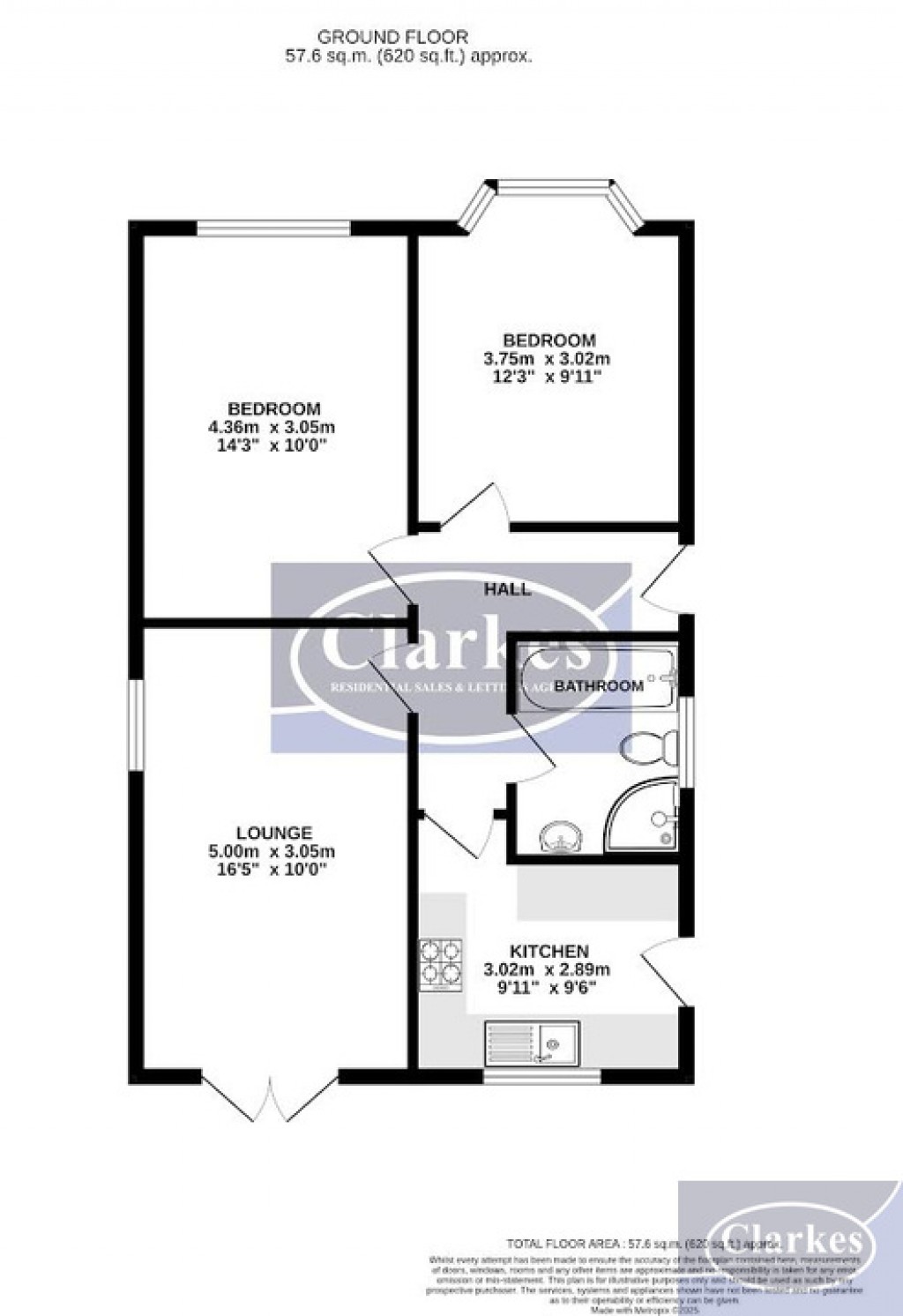 Floorplans For Fernheath Road, Bournemouth