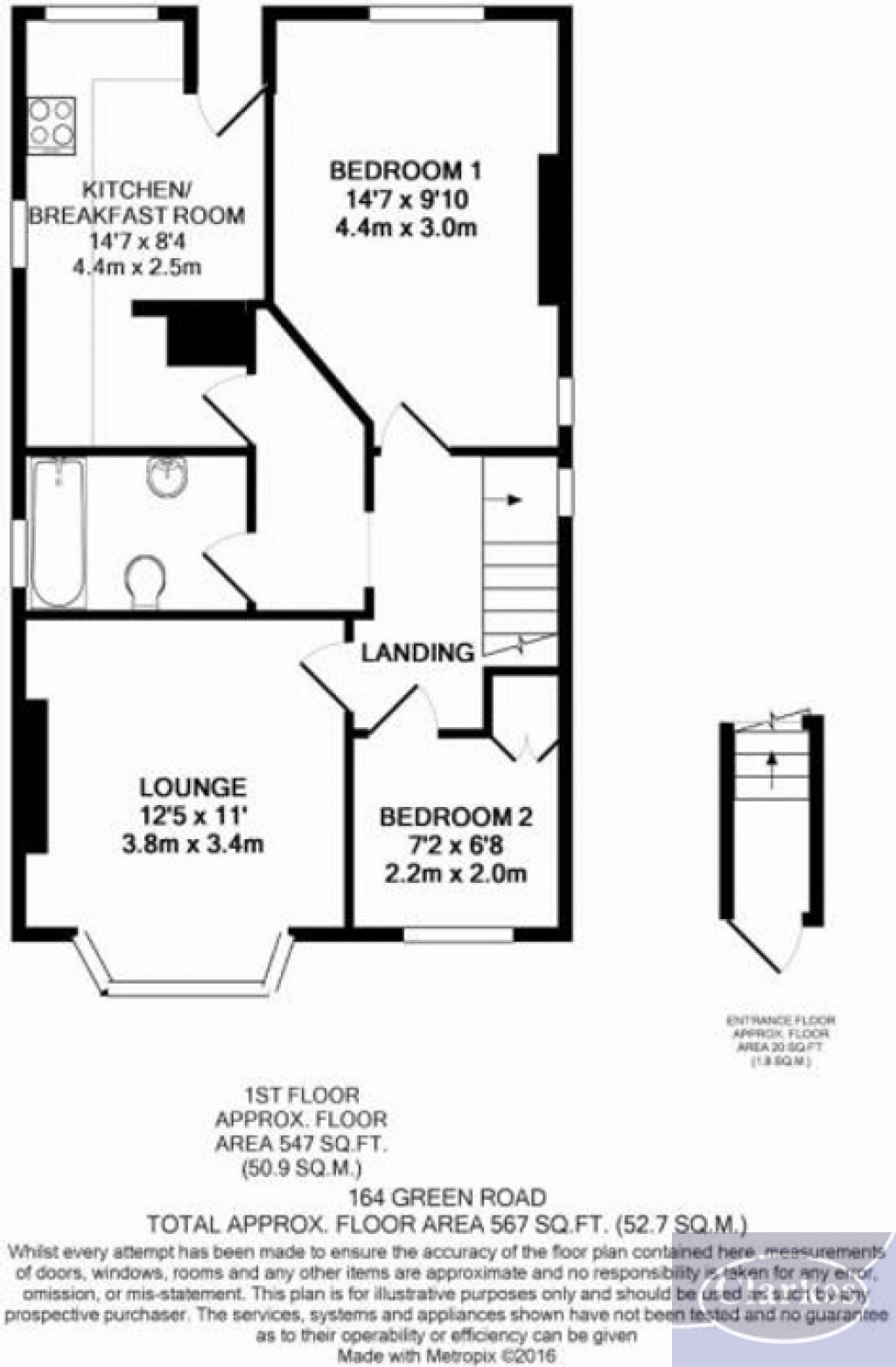Floorplans For Green Road, Bournemouth
