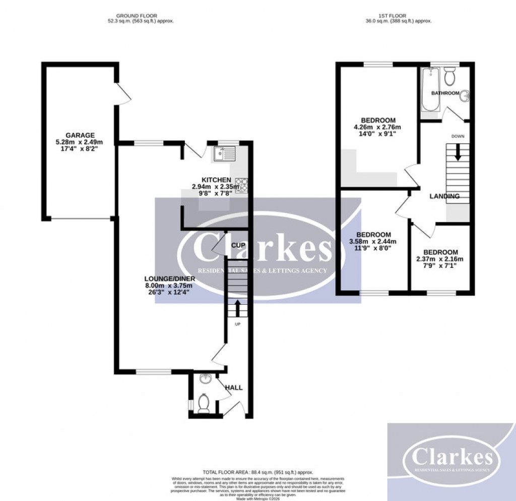 Floorplans For Willow Tree Rise, Bournemouth