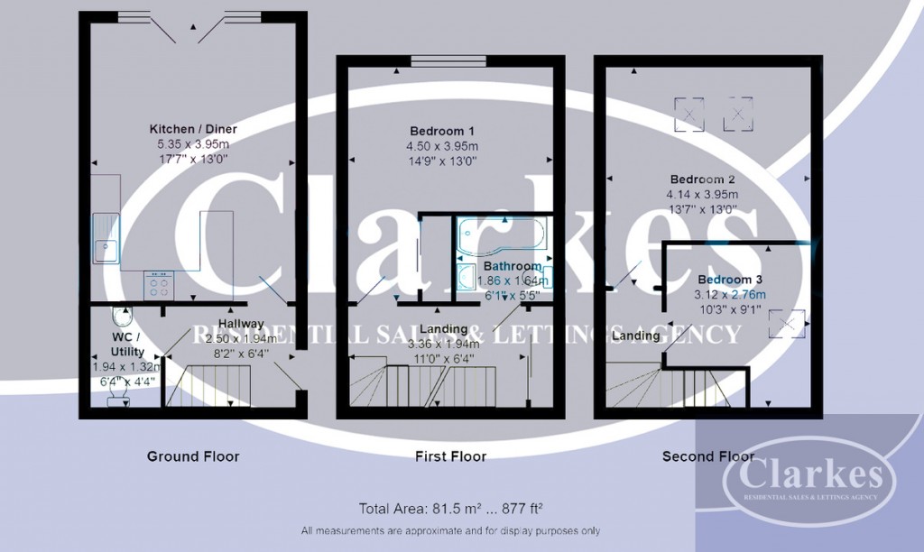 Floorplans For St. Johns View, Victoria Park Road, Bournemouth