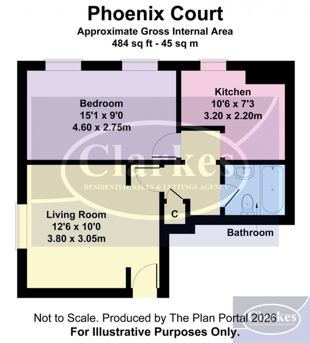 Floorplans For Phoenix Court, 37 Westby Road, Bournemouth
