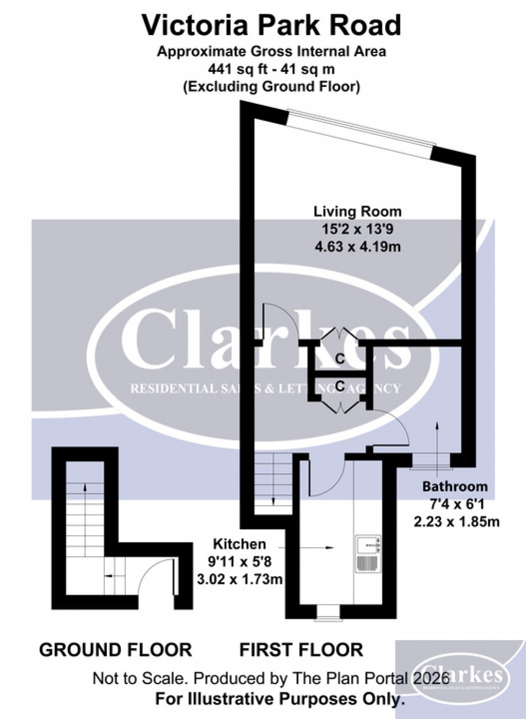 Floorplans For Victoria Park Road, Bournemouth