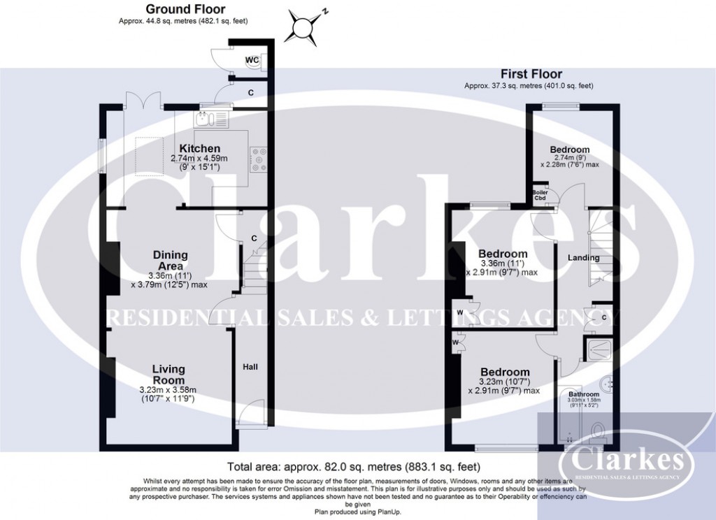 Floorplans For Kinson Road, Bournemouth