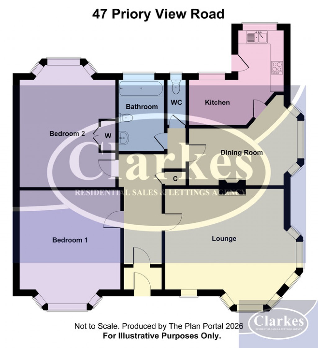 Floorplans For Priory View Road, Bournemouth