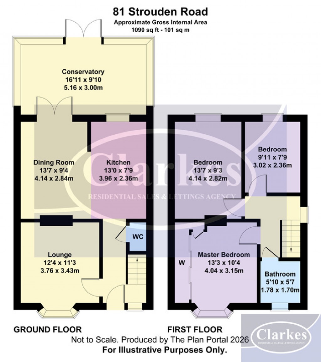Floorplans For Strouden Road, Bournemouth