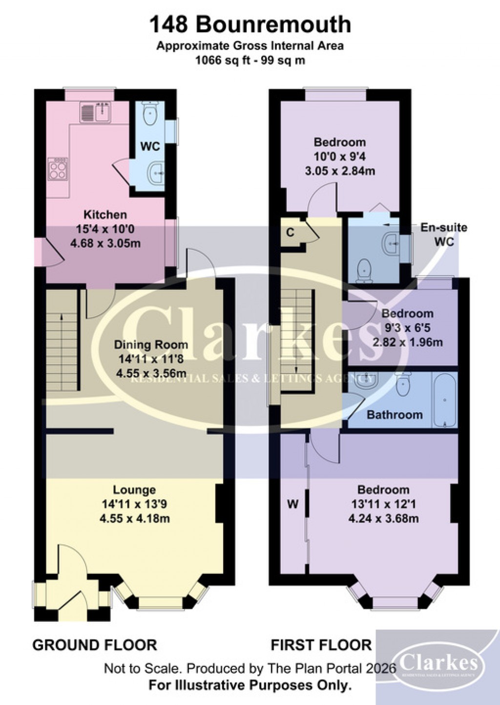 Floorplans For Bournemouth Road, Poole