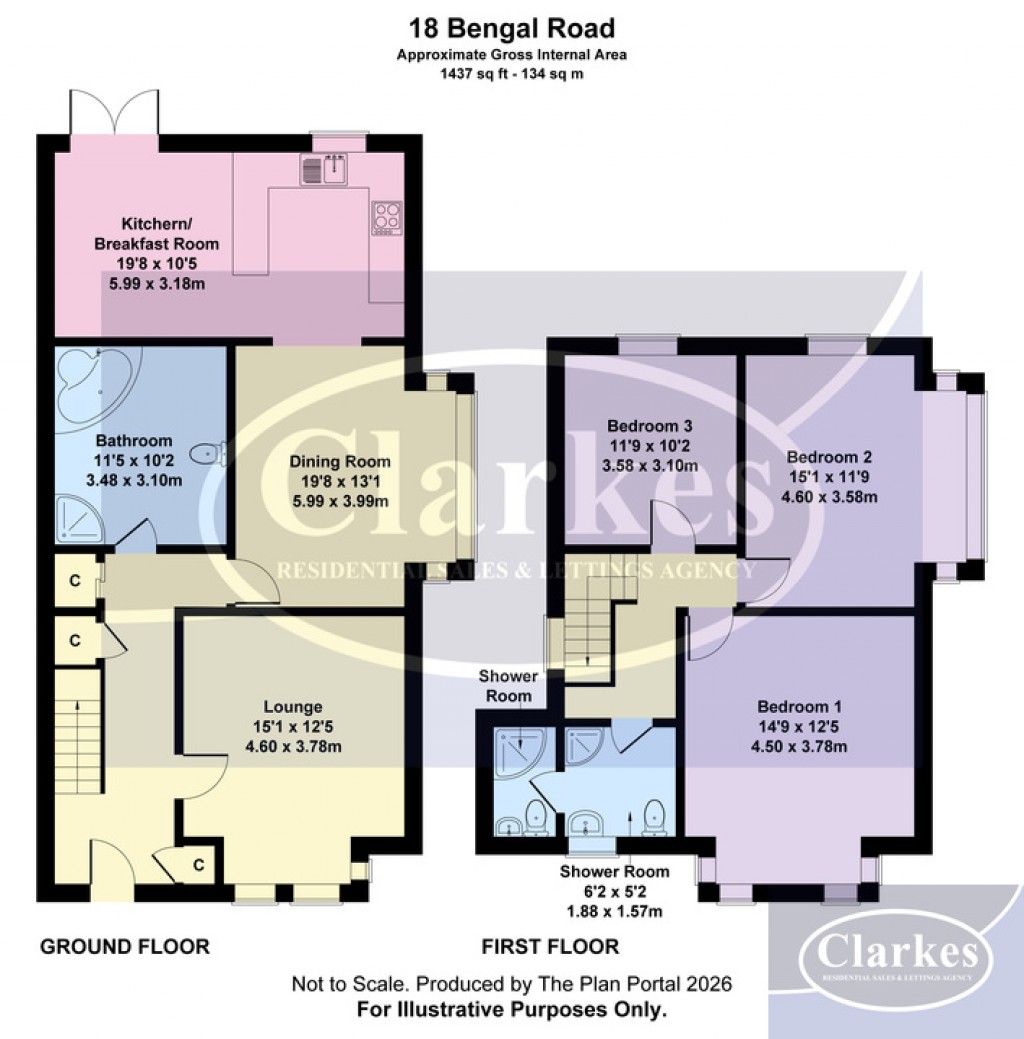 Floorplans For Bengal Road, Bournemouth