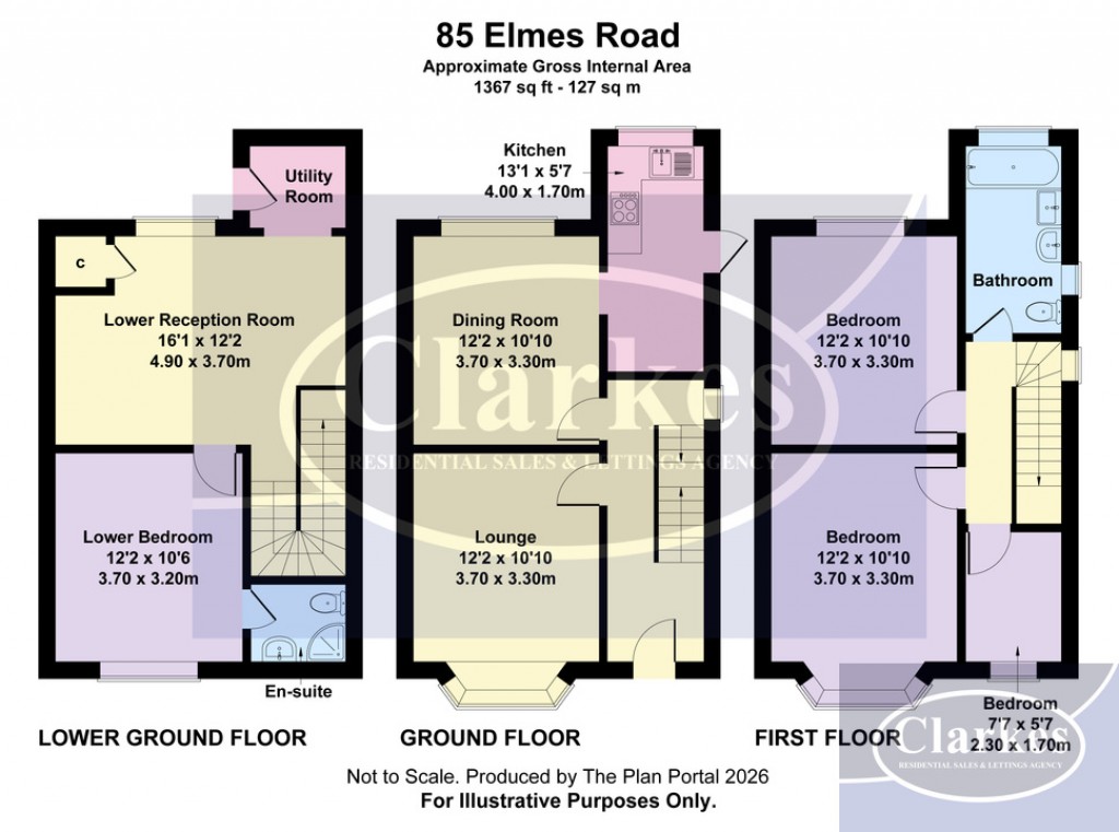 Floorplans For Elmes Road, Bournemouth