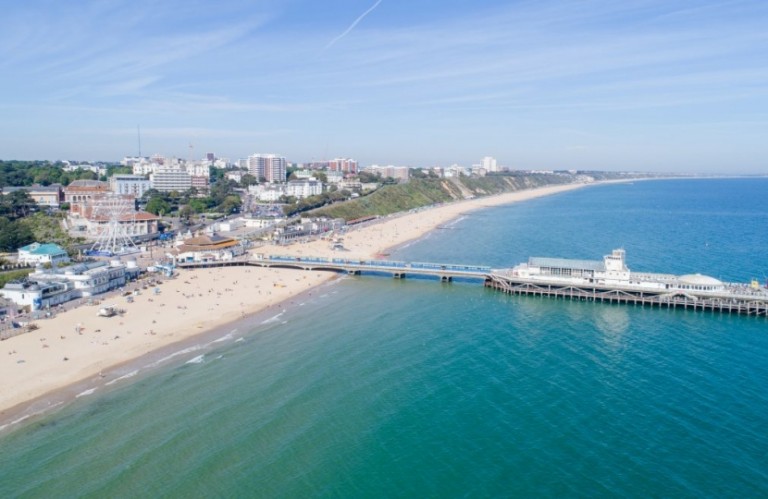 Bournemouth at its best with temperatures reaching 30 degrees